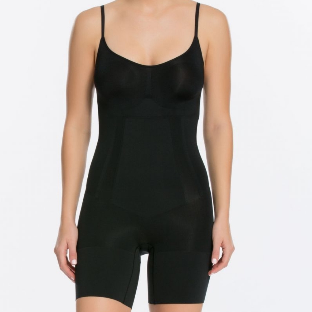 Spanx OnCore Mid-Thigh Bodysuit, Size XL